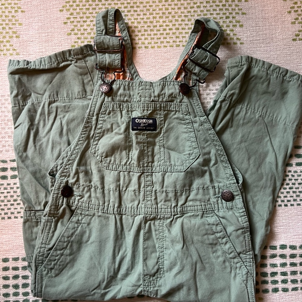 90s VINTAGE OshKosh Green Overalls